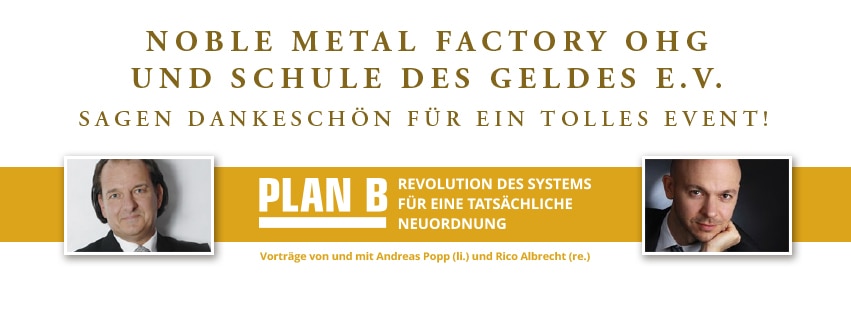 Plan B: Wir sagen dankeschön für ein tolles Event!