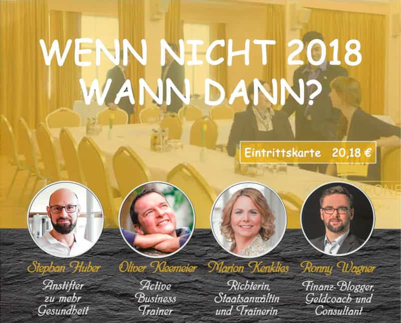 Wenn nicht 2018, wann dann?